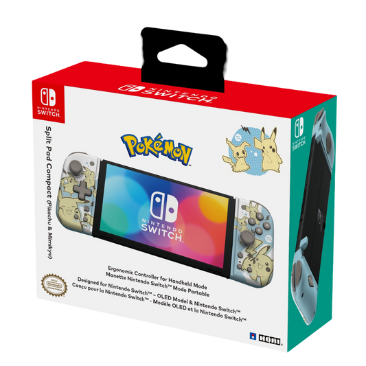 HORI NSW-411U Split Pad Compact For Nintendo Switch V1 / V2 / OLED (Pikachu & Mimikyu)