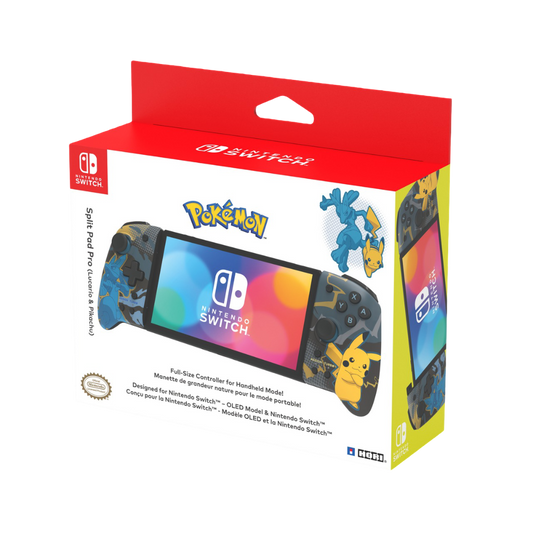 HORI NSW-414U Split Pad Pro For Nintendo Switch V1 / V2 / OLED (Lucario & Pikachu)