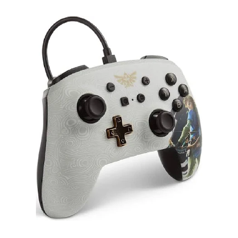 POWERA Enhanced Wired Controller For Nintendo Switch V1 / V2 / OLED (The Legend Of Zelda - Link Edition)