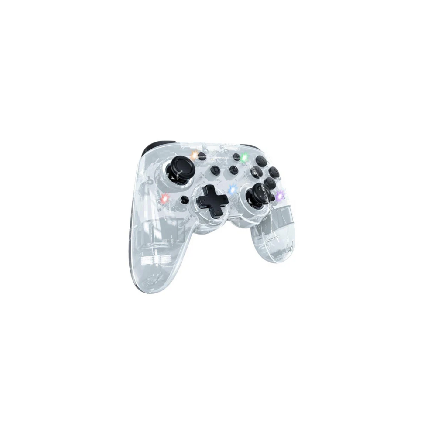 OMELET GAMING Wireless Crystalline Pro Series Joy-Con Controller For Nintendo Switch V1 / V2 / OLED (Transparent Jade White)