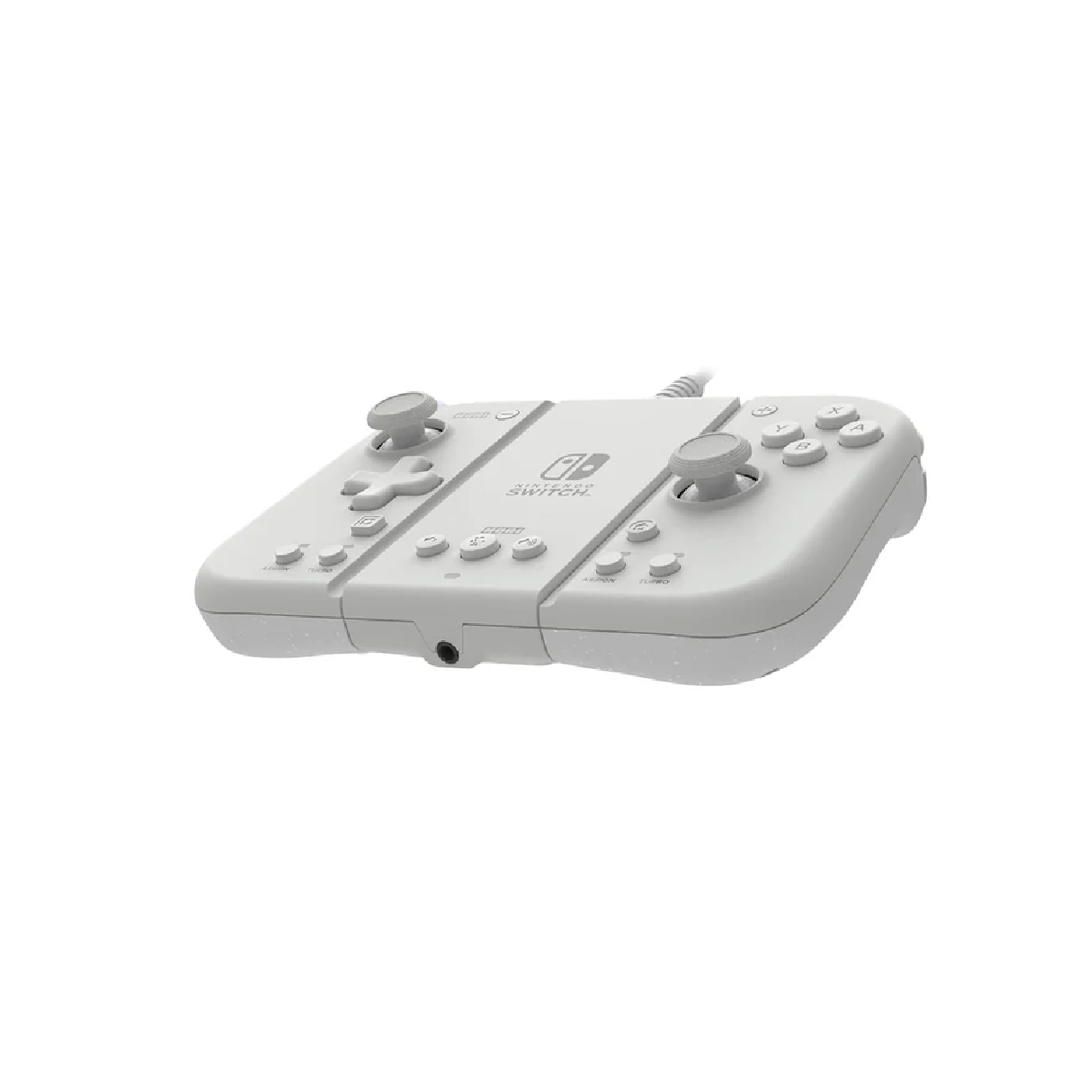 HORI NSW-467A Split Pad Compact Controller + Attachment Set For Nintendo Switch V1 / V2 / OLED (Milky White)
