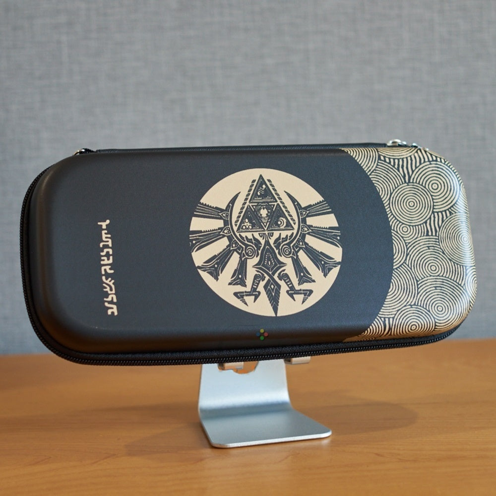 Nintendo Switch Slim Hard Carry Pouch For Nintendo Switch V1 / V2 / OLED (The Legend Of Zelda: Tears Of The Kingdom Black Edition)