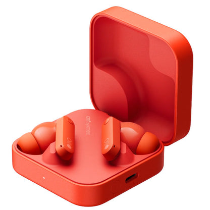 CMF Buds | 42 dB ANC | High-Def Sound | 12.4mm Bio-Fibre Driver with Ultra Bass 2.0 Wireless Earphones Earbuds Orange