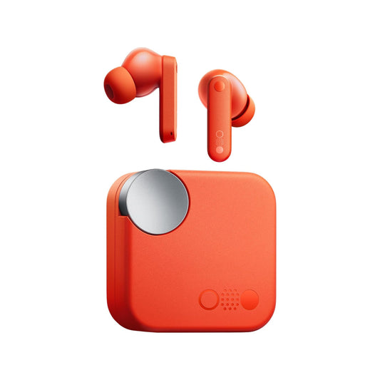 CMF Buds | 42 dB ANC | High-Def Sound | 12.4mm Bio-Fibre Driver with Ultra Bass 2.0 Wireless Earphones Earbuds Orange