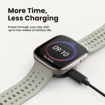 Amazfit Bip 6 Smart Watch 46mm with Outdoor Offline Maps and Navigation, Fitness Tracker Support 140+ Workout Modes Black