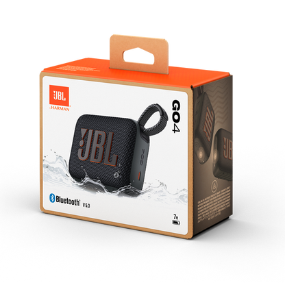 JBL Go 4 | Ultra-Portable Bluetooth Speakers (Black) [Original JBL Product]