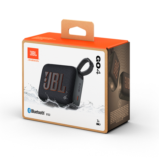 JBL Go 4 | Ultra-Portable Bluetooth Speakers (Black) [Original JBL Product]