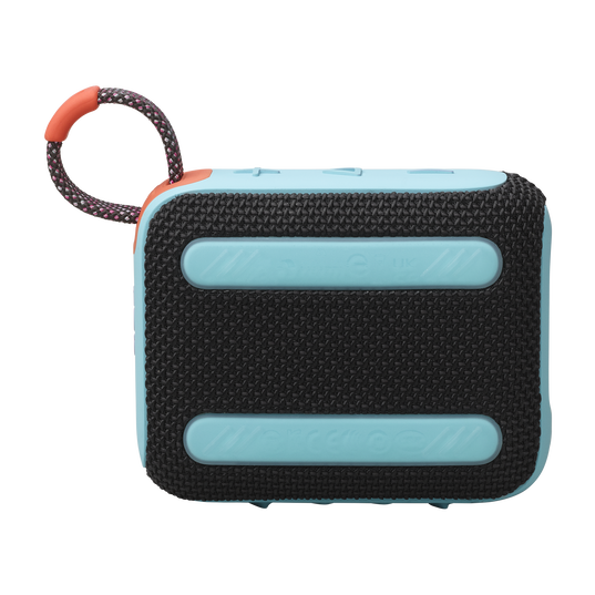 JBL Go 4 | Ultra-Portable Bluetooth Speakers (Black & Orange) [Original JBL Product]