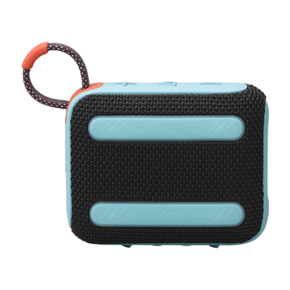 JBL Go 4 | Ultra-Portable Bluetooth Speakers (Black & Orange) [Original JBL Product]