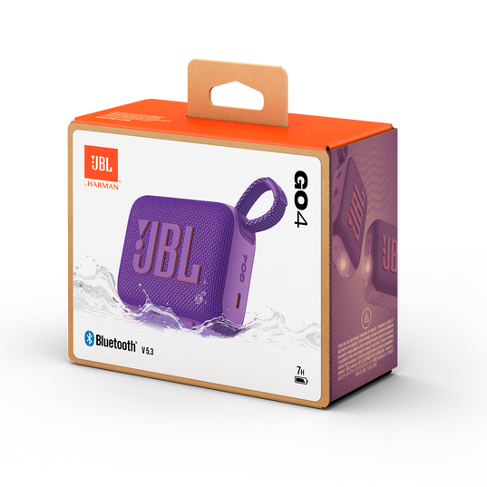 JBL Go 4 | Ultra-Portable Bluetooth Speakers (Purple) [Original JBL Product]