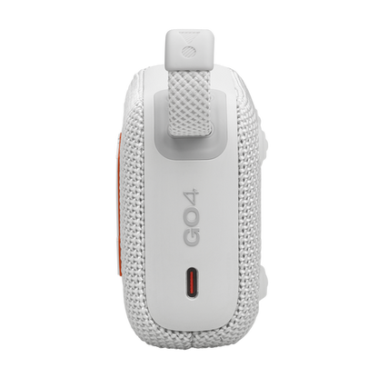 JBL Go 4 | Ultra-Portable Bluetooth Speakers (White) [Original JBL Product]