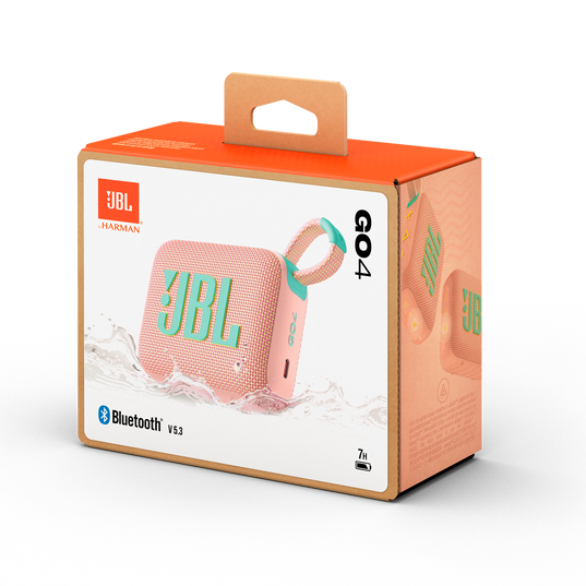 JBL Go 4 | Ultra-Portable Bluetooth Speakers (Pink) [Original JBL Product]