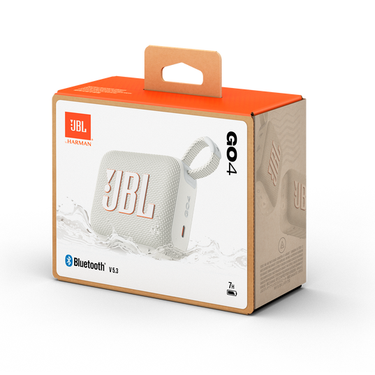 JBL Go 4 | Ultra-Portable Bluetooth Speakers (White) [Original JBL Product]