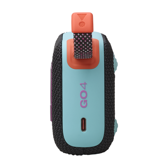 JBL Go 4 | Ultra-Portable Bluetooth Speakers (Black & Orange) [Original JBL Product]