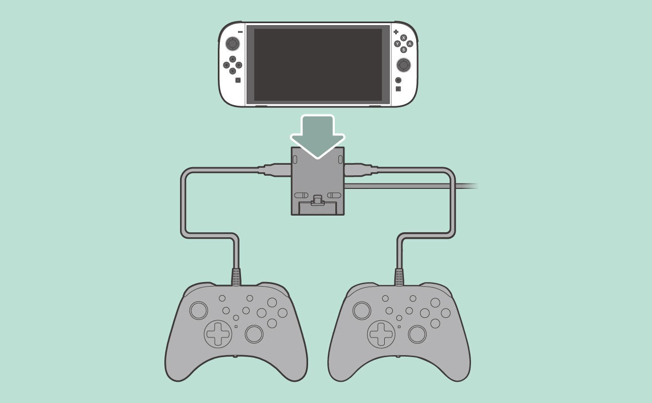 HORI NSX-002A Portable Dual USB Playstand For Nintendo Switch 2 [Import]
