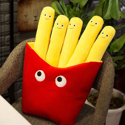 SOFT TOY PLUSHIE Smiley French Fries [30cm]