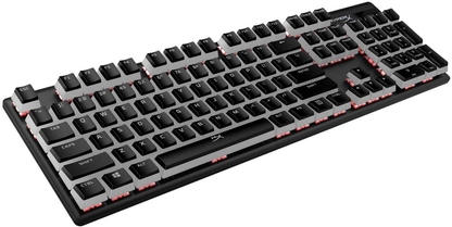 HYPERX Pudding Keycaps | 104 Keys | Double Shot | PBT | Translucent Layer | Made For RGB | Keyboard Keycaps (Black)