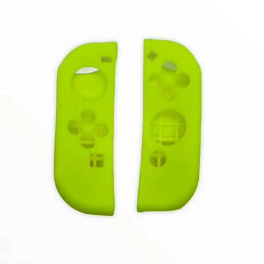 Silicone Sleeve Protective Case For Nintendo Switch Joy-Con (L)/(R) (Neon Yellow)