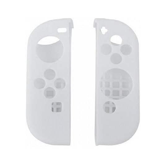 Silicone Sleeve Protective Case For Nintendo Switch Joy-Con (L)/(R) (White)