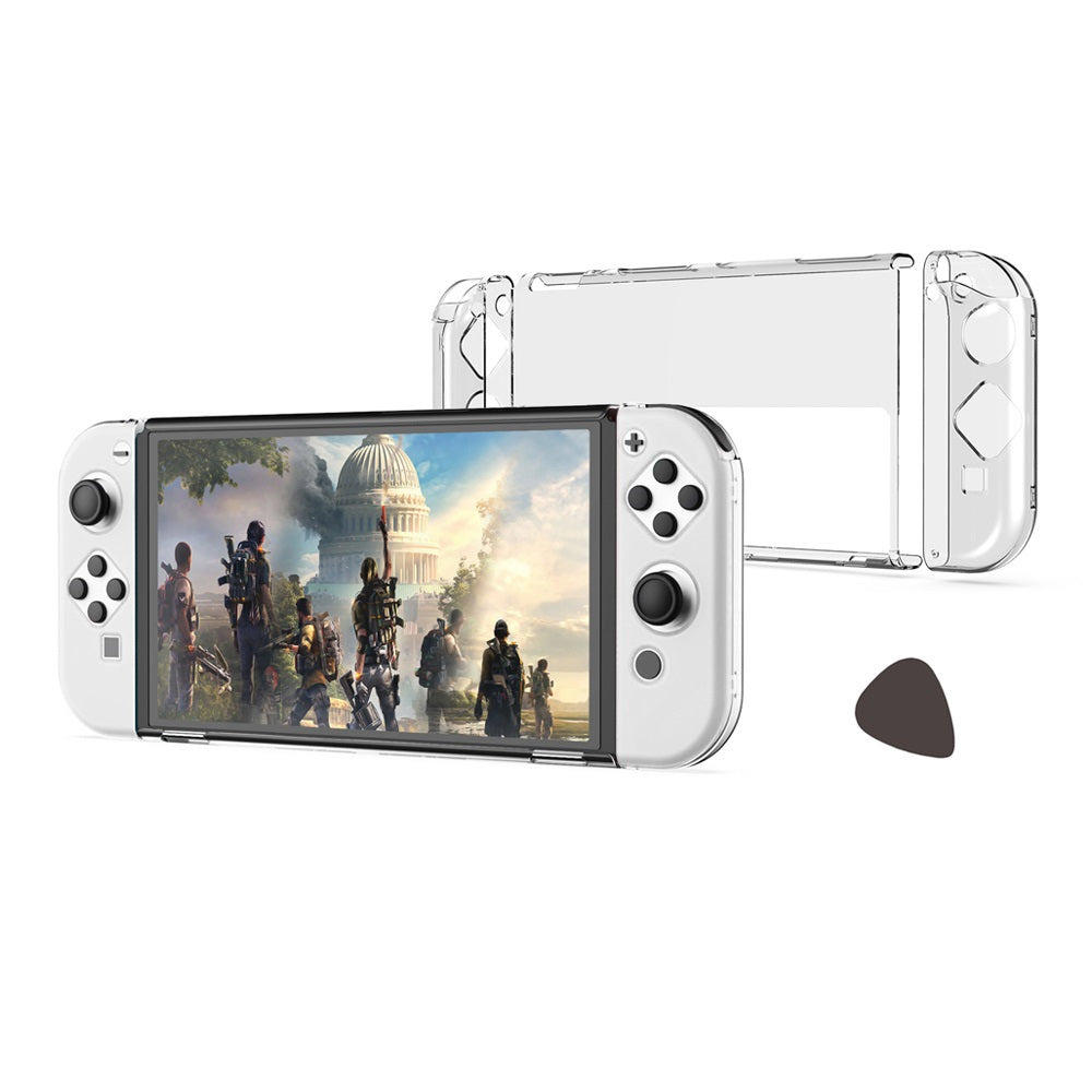 DOBE TNS-1133B Crystal PC Case For Nintendo Switch V1 / V2 / OLED