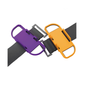 IINE L401 Wristband For Nintendo Switch Joy-Con (L)/(R) (Purple Orange)