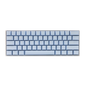 TAI-HAO Double Shot 150 Keycaps Set | ABS | Cubic OEM Profile | US Layout | Cherry MX Switch Types | Keyboard Keycaps (Blue Glacial Lake)