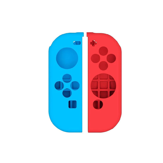 HORI Silicon Sleeve Protective Case For Nintendo Switch Joy-Con (L)/(R) (Neon Red & Blue)