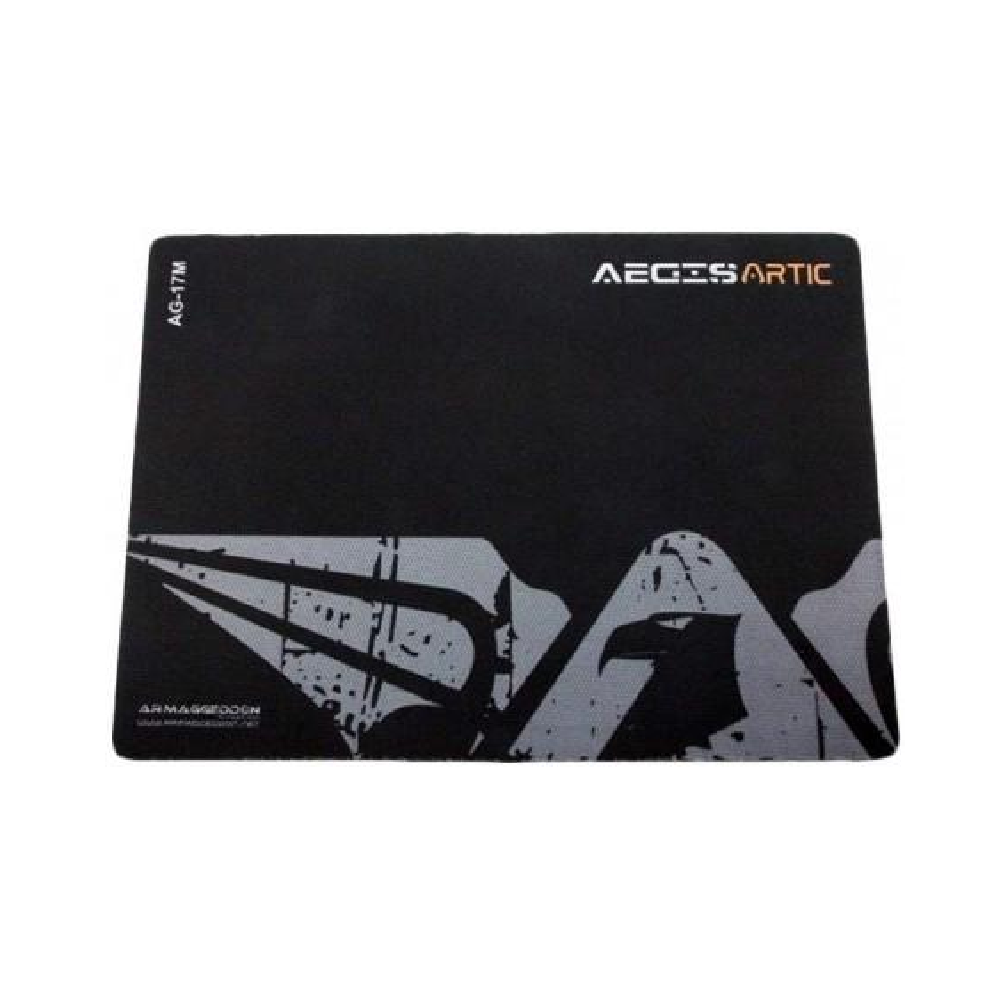 ARMAGGEDDON Aegis Artic AG-17M | Anti-skid Rubber Base | Optiweave Matte Surface | Control Performance | Gaming Mousepad (Black / 355mm x 255mm x 3mm)