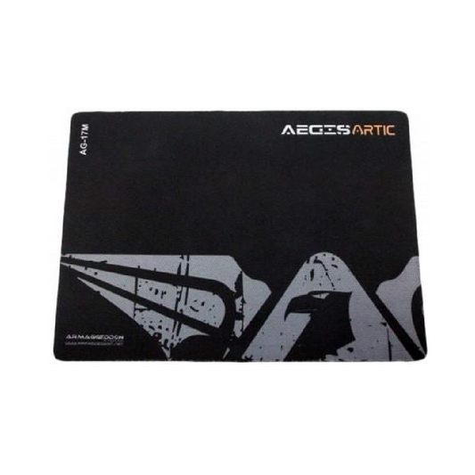 ARMAGGEDDON Aegis Artic AG-17M | Anti-skid Rubber Base | Optiweave Matte Surface | Control Performance | Gaming Mousepad (Black / 355mm x 255mm x 3mm)