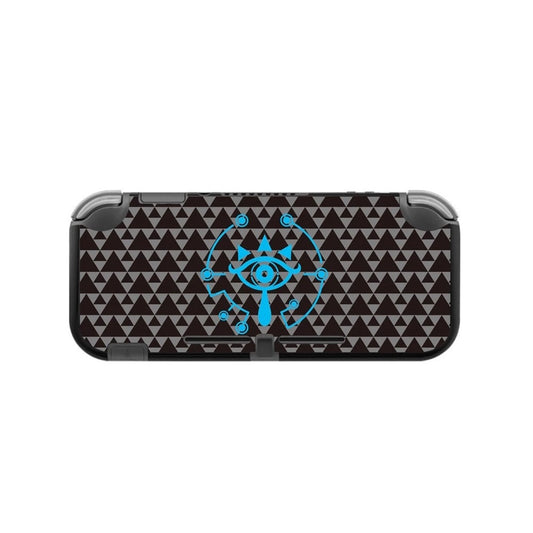 Hard Plastic Ultra Thin PC Protective Shell For Nintendo Switch Lite [The Legend Of Zelda Sheikah Symbol Black Edition]
