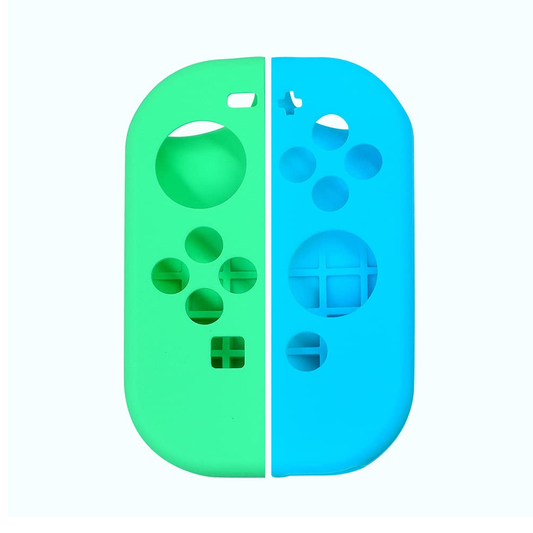 Silicone Sleeve Protective Case For Nintendo Switch Joy-Con (L)/(R) (Green Blue)