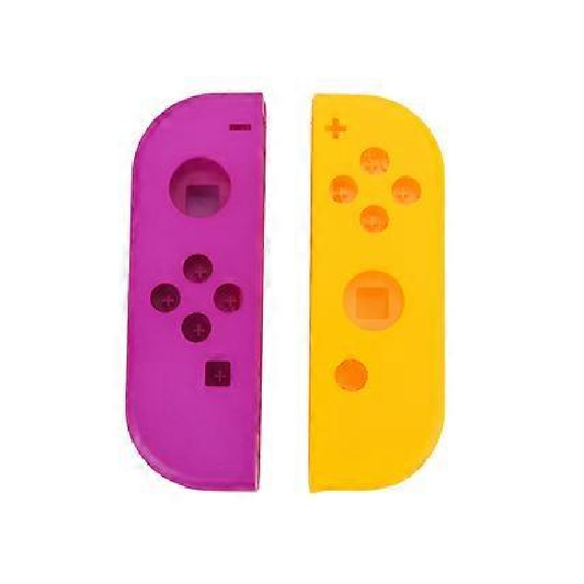 Silicone Sleeve Protective Case For Nintendo Switch Joy-Con (L)/(R) (Purple Yellow)