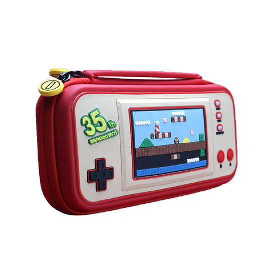 SHIBAN Nintendo Switch Travel Case | Shock-proof ABS + PC | Spacious | Built-in Stand | Carrying Case For Nintendo Switch V1 / V2 / OLED (35th Super Mario Anniversary Edition)