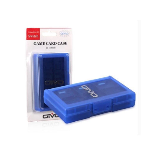 OIVO IV-SW029 24 Slots Game Card Case For Nintendo Switch (Blue)