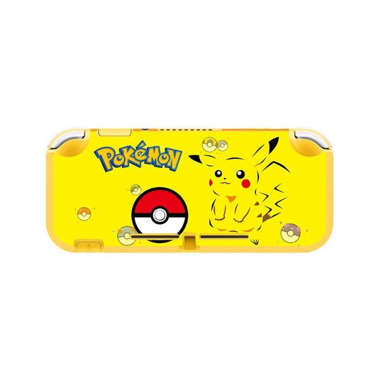 Hard Plastic Ultra Thin PC Protective Shell For Nintendo Switch Lite [Pikachu & Pokéball Edition]