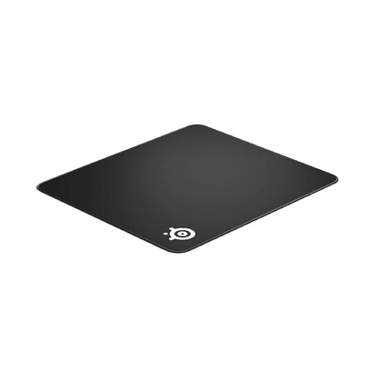 STEELSERIES QcK Edge | Anti-slip Rubber Base | Micro-woven Cloth Surface | Anti-fraying Stitched Edge | Gaming Mousepad (Black / 450mm x 400mm x 2mm)