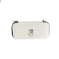 Nintendo Switch Slim Hard Carry Pouch For Nintendo Switch V1 / V2 / OLED (White with Grey Zipper)