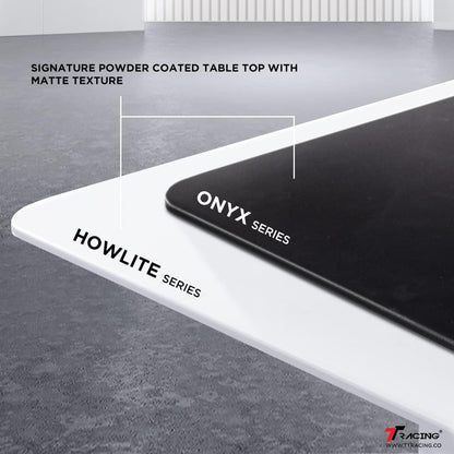 TTRacing Titus Smart Desk Howlite Series (Large - 160cm x 80cm) [White]