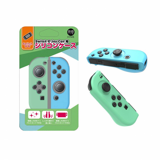 IINE L318 Silicone Protective Case For Nintendo Switch Joy-Con (L)/(R) (Animal Crossing Edition)