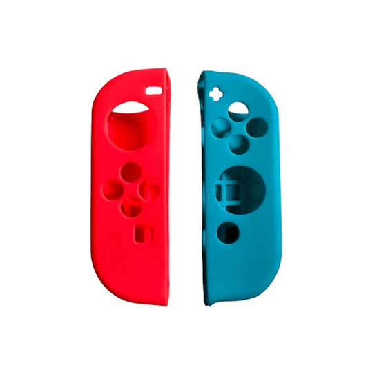 Silicone Sleeve Protective Case For Nintendo Switch Joy-Con (L)/(R) (Neon Blue & Red)