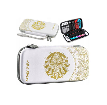 Nintendo Switch Slim Hard Carry Pouch For Nintendo Switch V1 / V2 / OLED (The Legend Of Zelda: Tears Of The Kingdom White Edition)