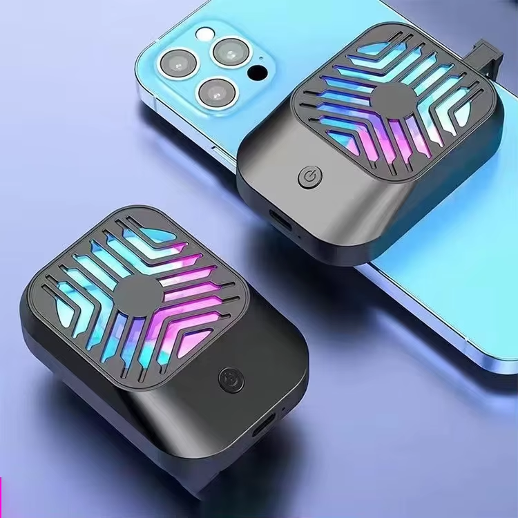 AL05 | 400mAh | Adjustable 3 Gears | 5000 RPM/Min | Manual Clip | RGB Mobile Phone Radiator