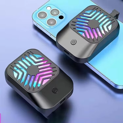 AL05 | 400mAh | Adjustable 3 Gears | 5000 RPM/Min | Manual Clip | RGB Mobile Phone Radiator