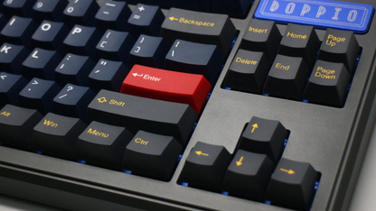 TAI-HAO Double Shot 113 Keycaps Set | ABS | Cubic OEM Profile | US Layout | Cherry MX Switch Types | Keyboard Keycaps (Midnight Sun)