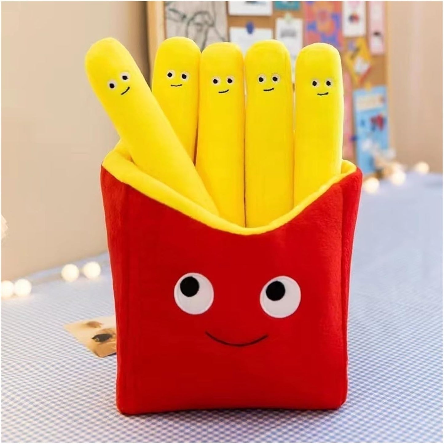SOFT TOY PLUSHIE Smiley French Fries [30cm]