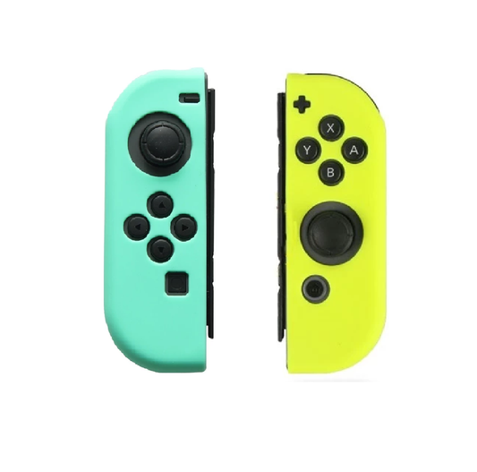 Silicone Sleeve Protective Case For Nintendo Switch Joy-Con (L)/(R) (Mint Yellow)