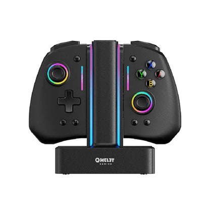 OMELET GAMING Pro+ Dock Charger For Nintendo Switch V1 / V2 / OLED (Jet Black)