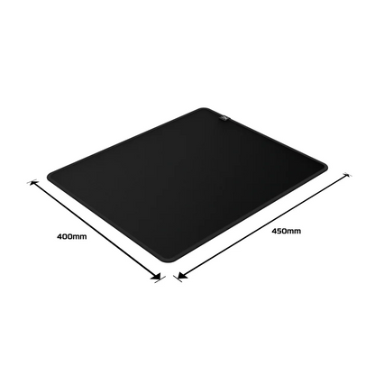 HYPERX Pulsefire Mat | Anti-slip Rubber Base | Cloth Surface | High Precision & Durable Surface| Anti-fray Stitching | Gaming Mousepad (Black / 450mm x 400m x 3mm)
