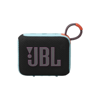 JBL Go 4 | Ultra-Portable Bluetooth Speakers (Black & Orange) [Original JBL Product]