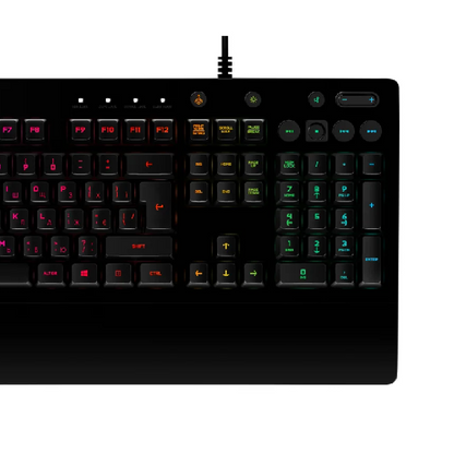 LOGITECH G213 Prodigy | Tactile Mech-Dome Switches | 104 Keys | Palm Rest & Adjustable Feet | LightSync RGB | Wired RGB Gaming Keyboard